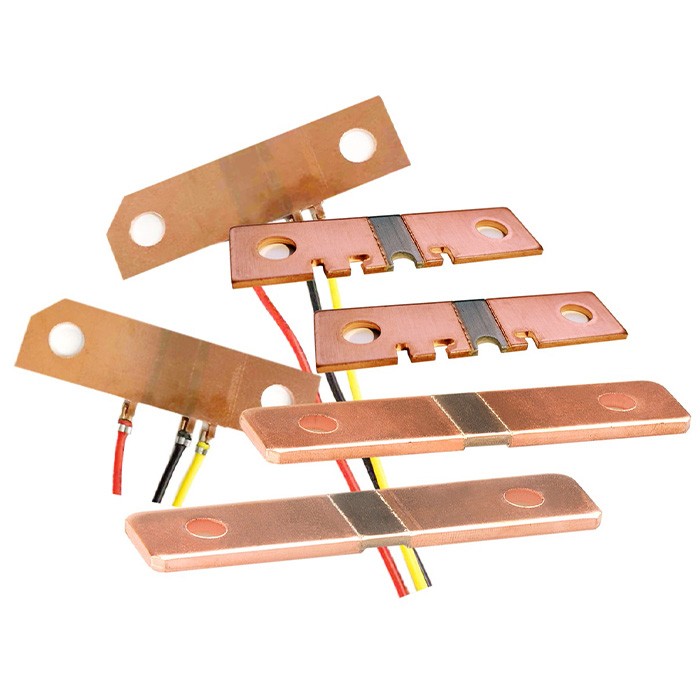 Resistores de derivação de precisão com resistência menor que 0,01mΩ