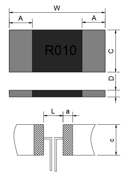 Low Resistance Metal Strip Chip Resistors