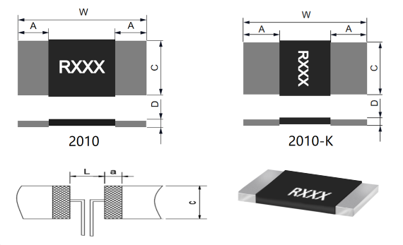 YLRY-2010 Metal Strip Chip Resistor