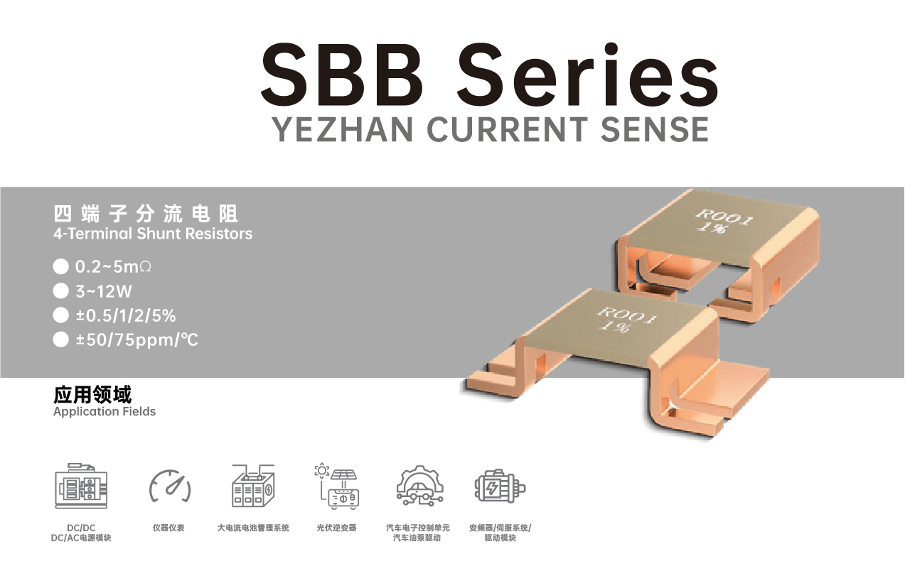 4-Terminal Shunt Resistor 4026 12W AEC-Q200