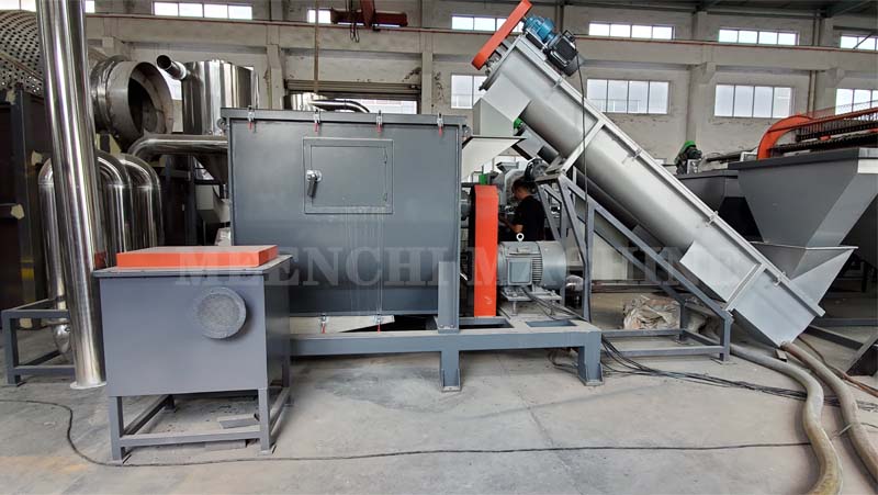 dewatering machine for plastic