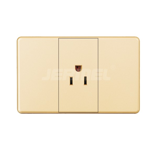 10-16A 110-250V High quality Golden Flower Home Power Single Socket