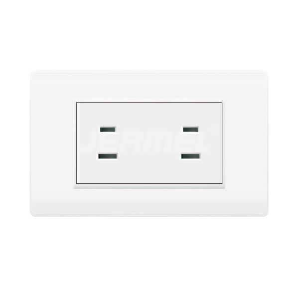 plug 110-250V Standard Home Power Duplex Flat Pin Socket