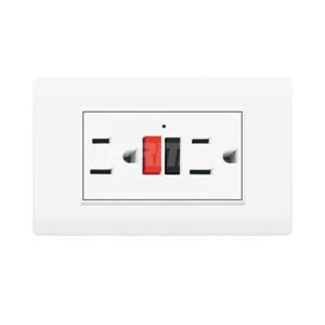 15A 110-250V AC60Hz American Standard Decorative GFCI Outlet