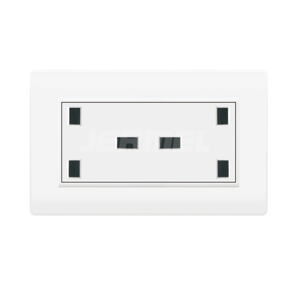 10-20A 110-250V Electric White Series Double 13A Square Pin Socket