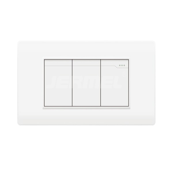 10-16A 110-250V 3 Gang 1 way Standard IEC Certificated Wall Switch