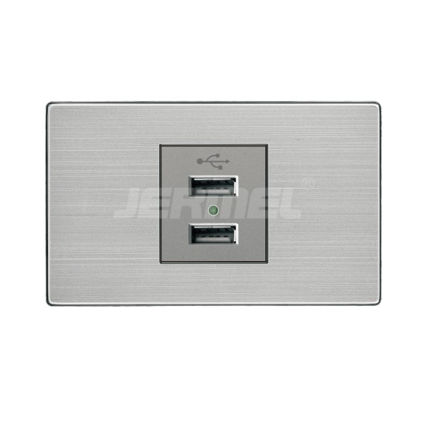 Electric Various Styles 50/60 Hz 5V 2100mA standard USB 1 gang wall switch