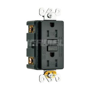 15A 125V AC TR Class A GFCI Outlet 60Hz NEMA5-15R 2 Leds Indicators Self-Test GFCI