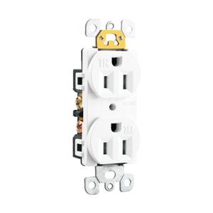 15A 125V AC Standard UL Certificated Duplex Receptacle Concave Cover Tamper-Resistant