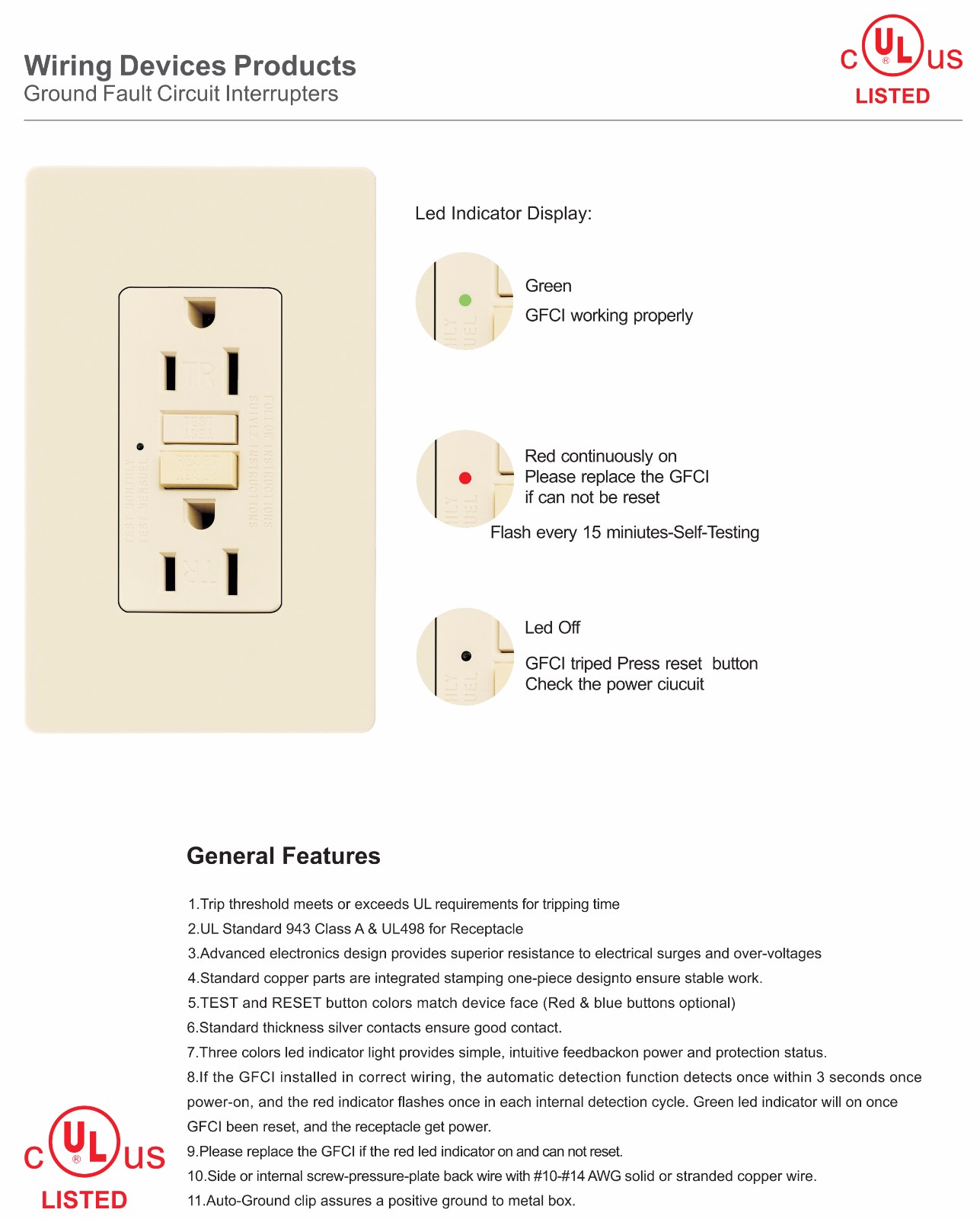 Weather Resistant GFCI