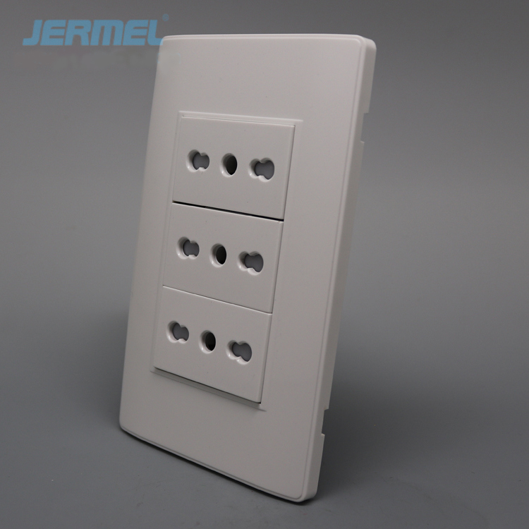 Flame-retardant Italian Socket