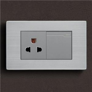 Socket And Switch Stainless Steel Material Cover Frame