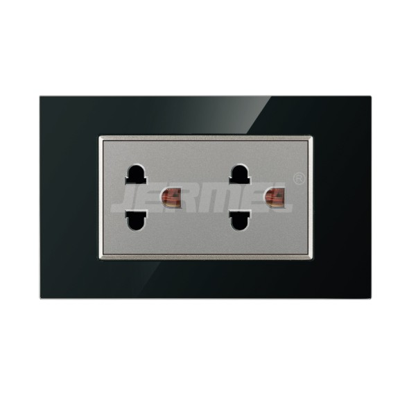 Decorative Socket And Switch Acrylic or Glass Material Cover Frame