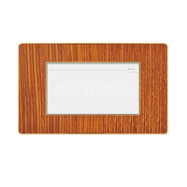 Stain Resistant Socket And Switch Wood Grain Cover Frame