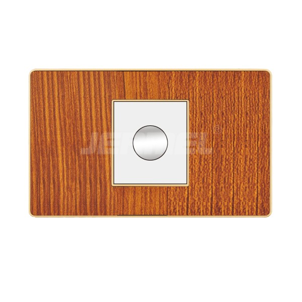 Stain Resistant Socket And Switch Wood Grain Cover Frame