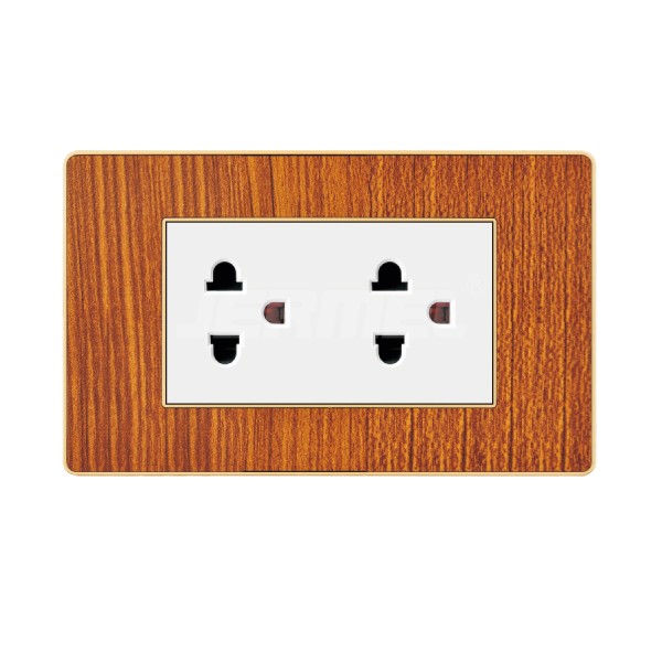 Stain Resistant Socket And Switch Wood Grain Cover Frame