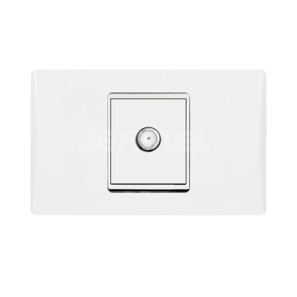 High Quality Decorative Socket And Switch with Silver Circle Cover