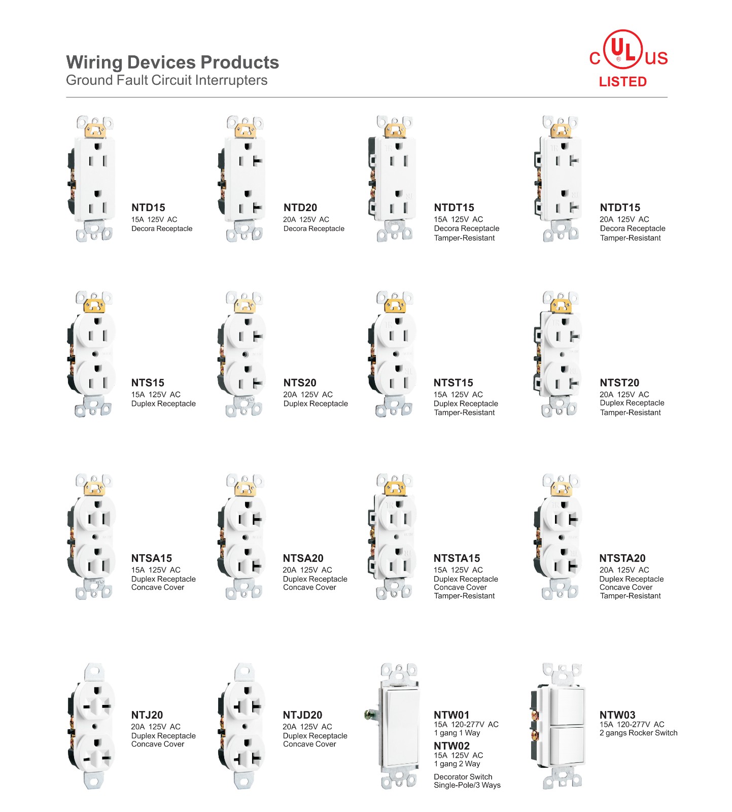 UL Certificated Receptacle