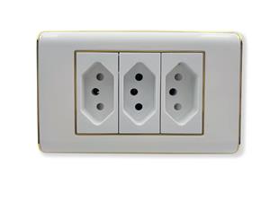 10-20A 110-250V Brazil Standand Electric Universal Sockets Without Grounding