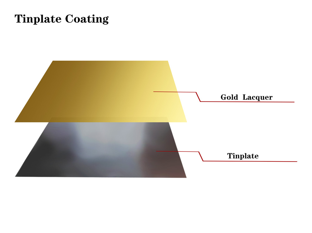 Supply Gold Lacquer Coated On Tinplate For Food Cans Factory Quotes OEM