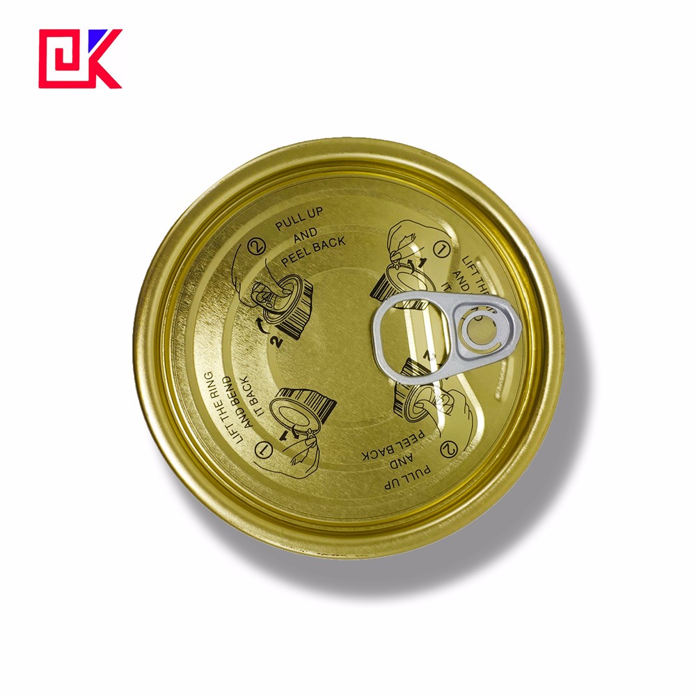 Food Tins Cap Easy Open End Tin Cover