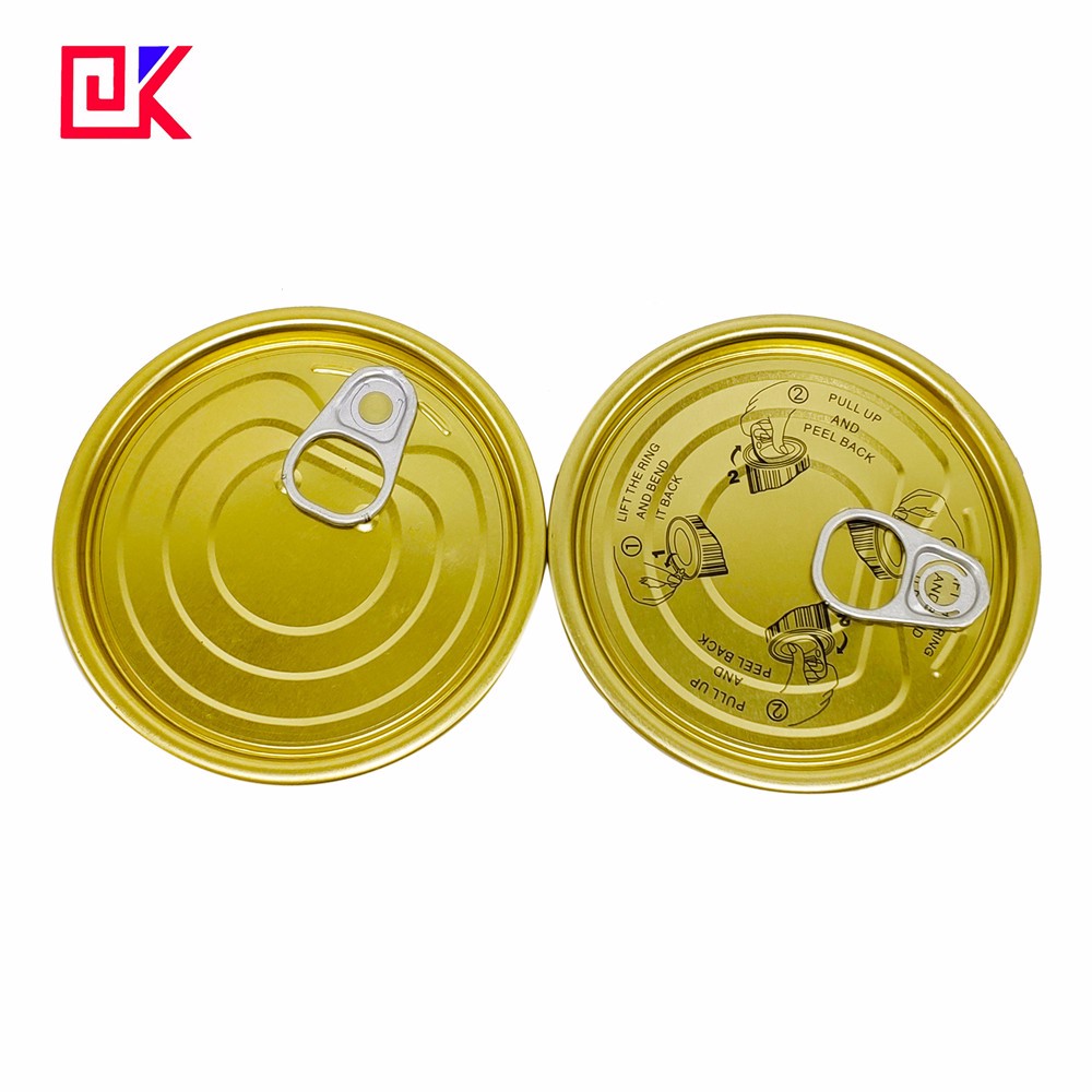 Tuna Can Easy Open End Cover Tin Lid
