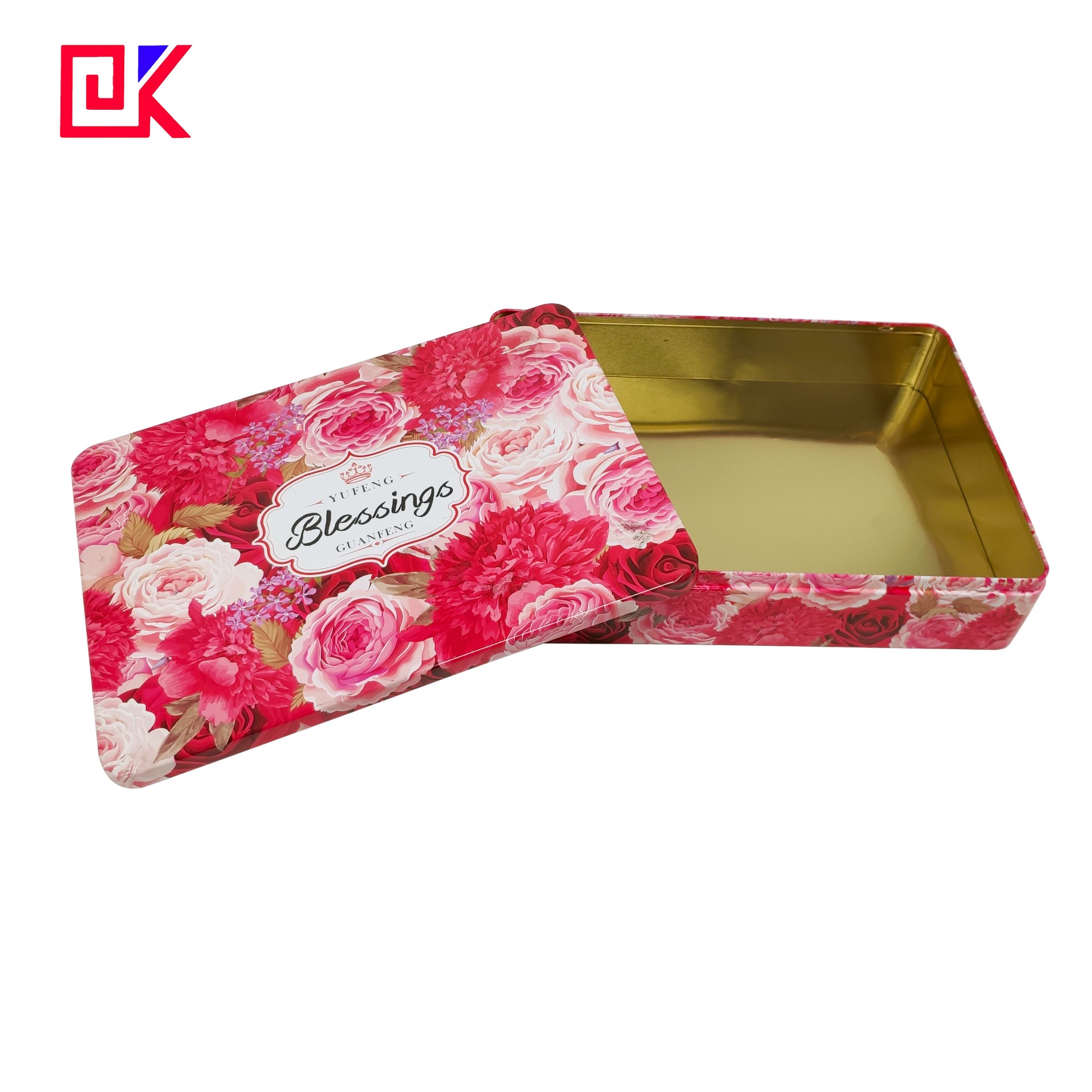 Portable Pink Children Tin Packing Gift Box