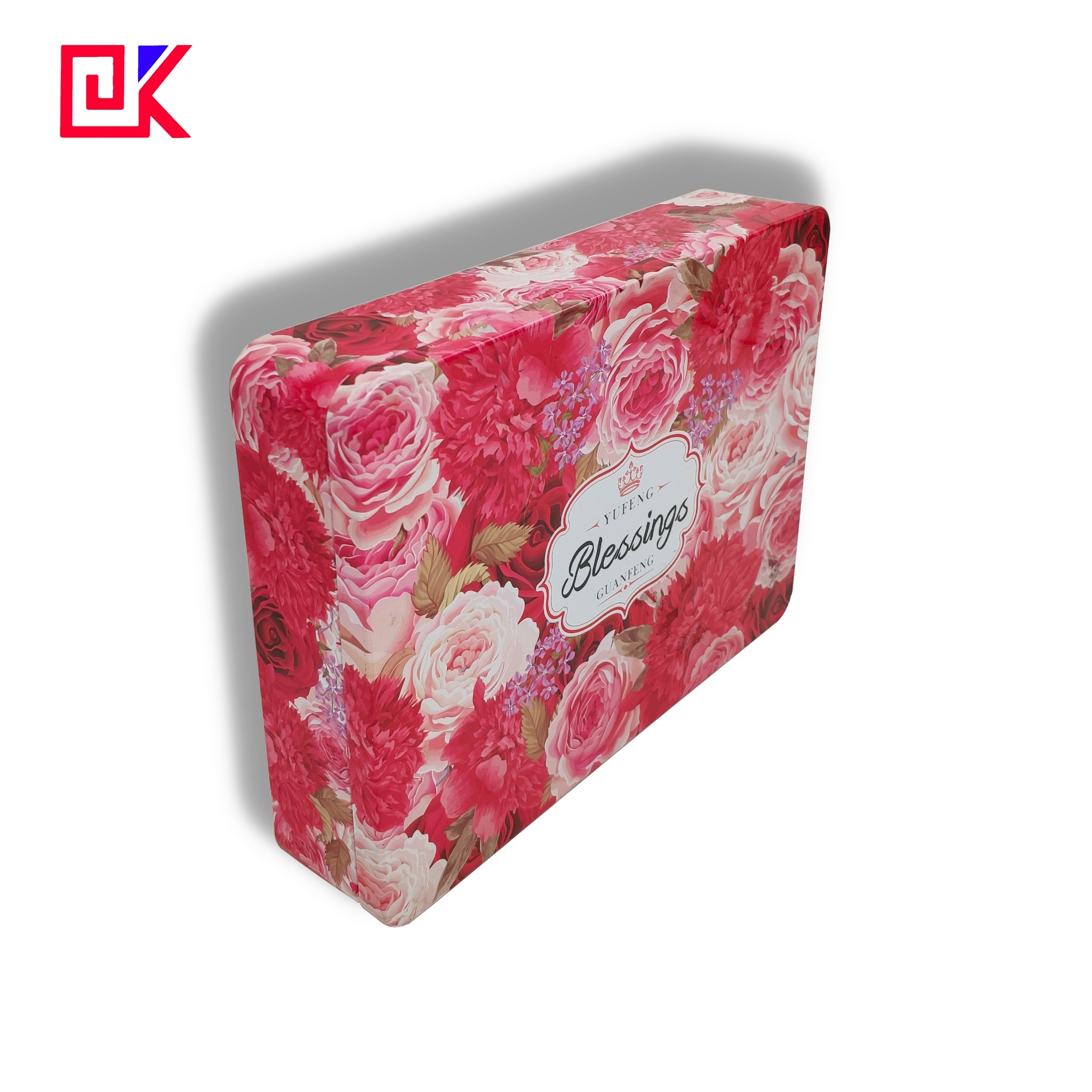 Portable Pink Children Tin Packing Gift Box