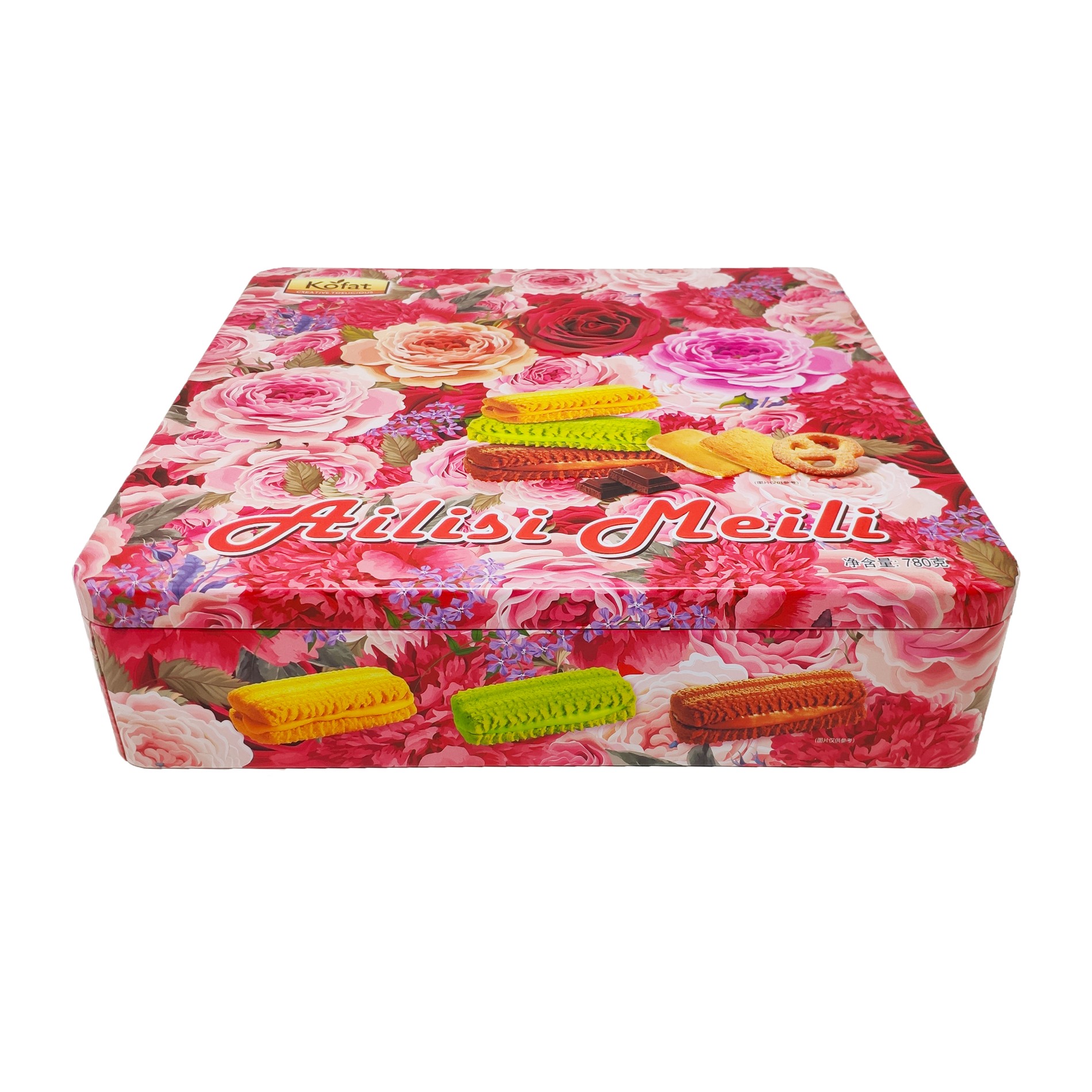 Square Printing Tins Mooncake Can