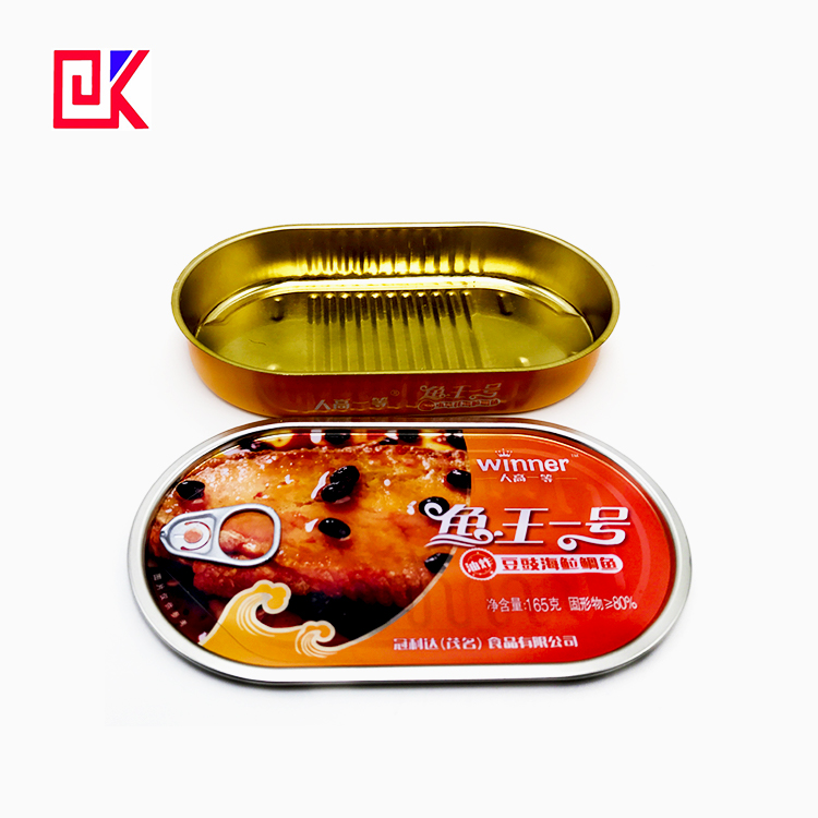 oval tin container