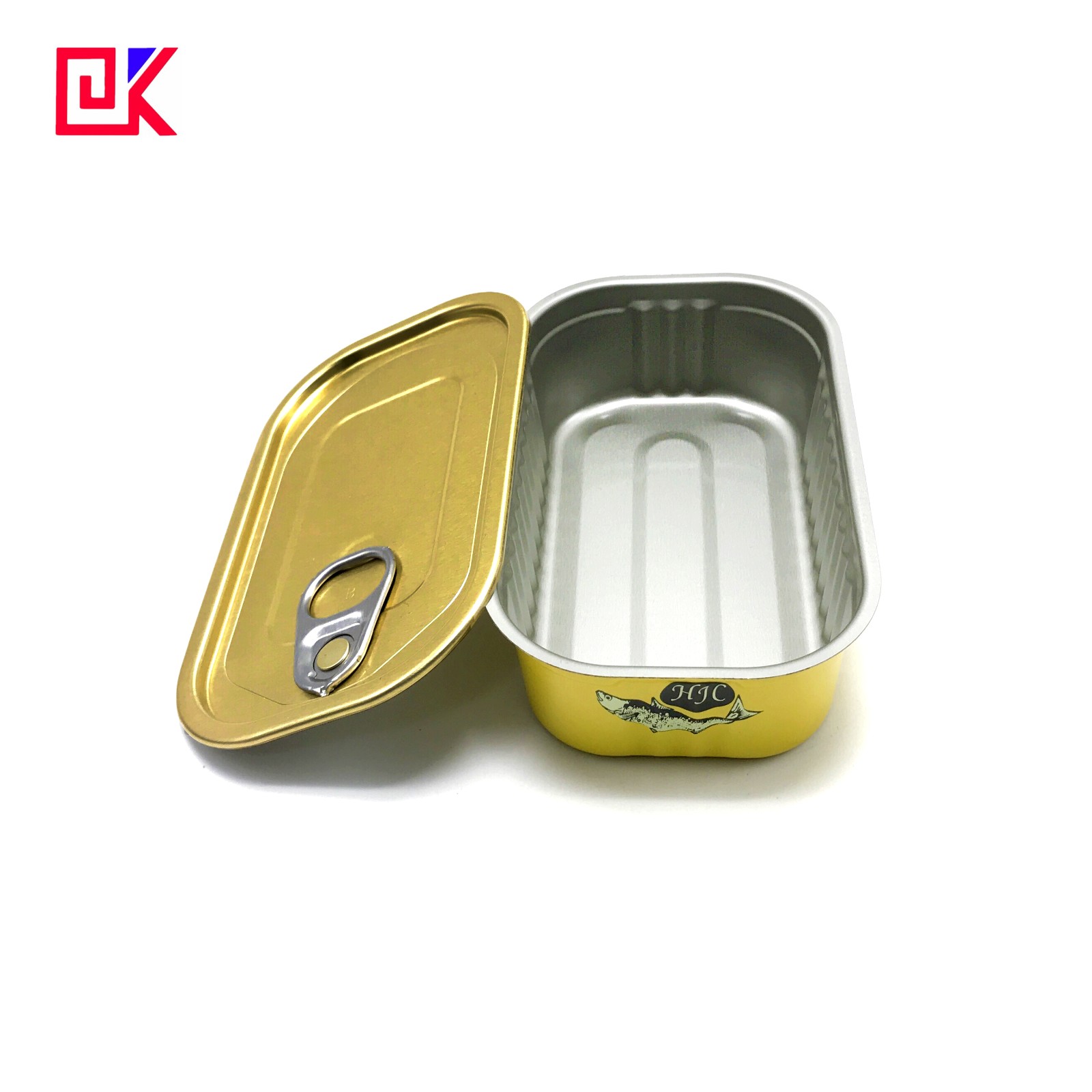 oval tin container