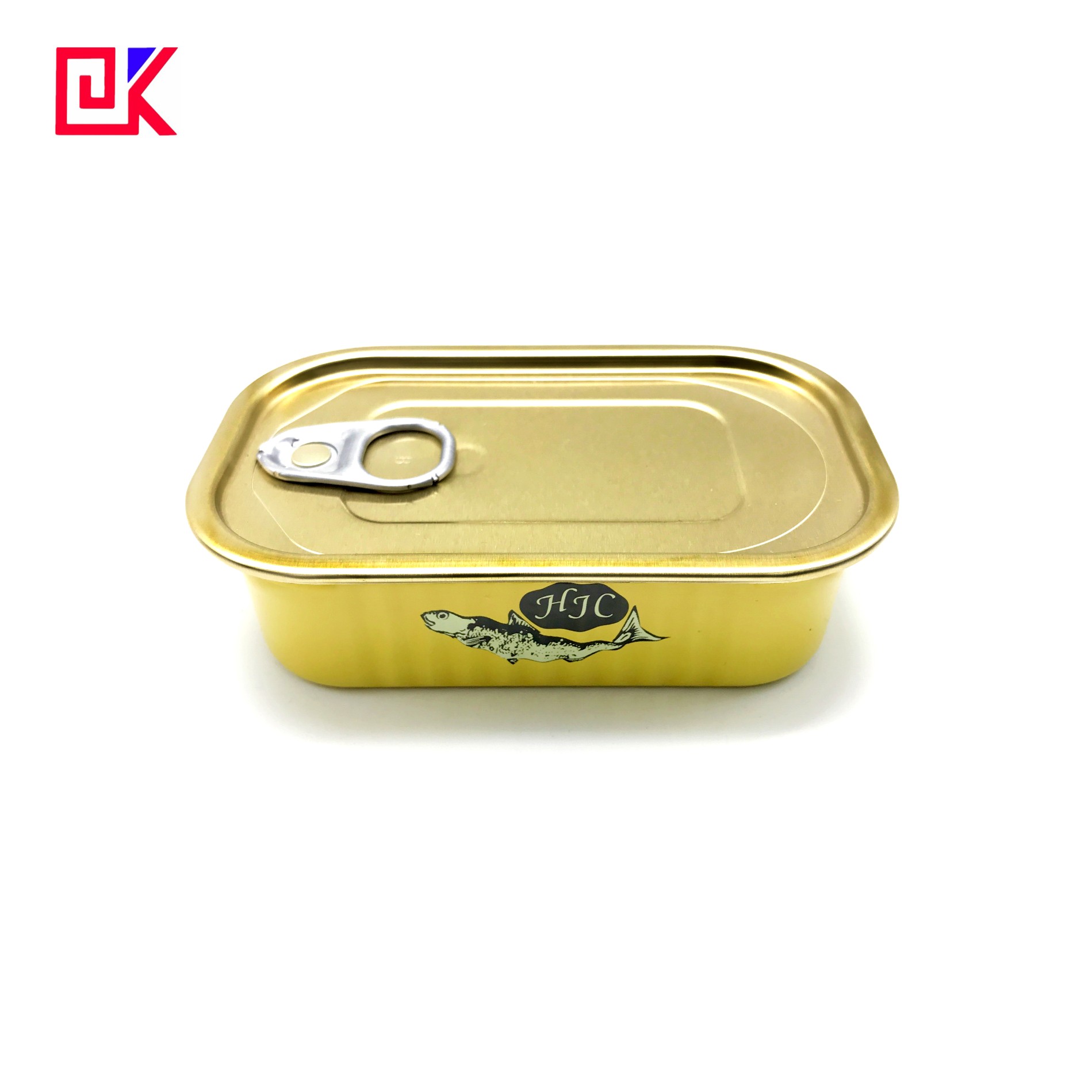 Golden Oval Tuna Can Tin Container