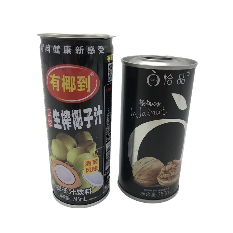 245 Ml Round Coconut Drink Tin