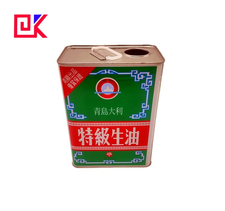 Seamless Metal Olive Oil Tins Grease Can
