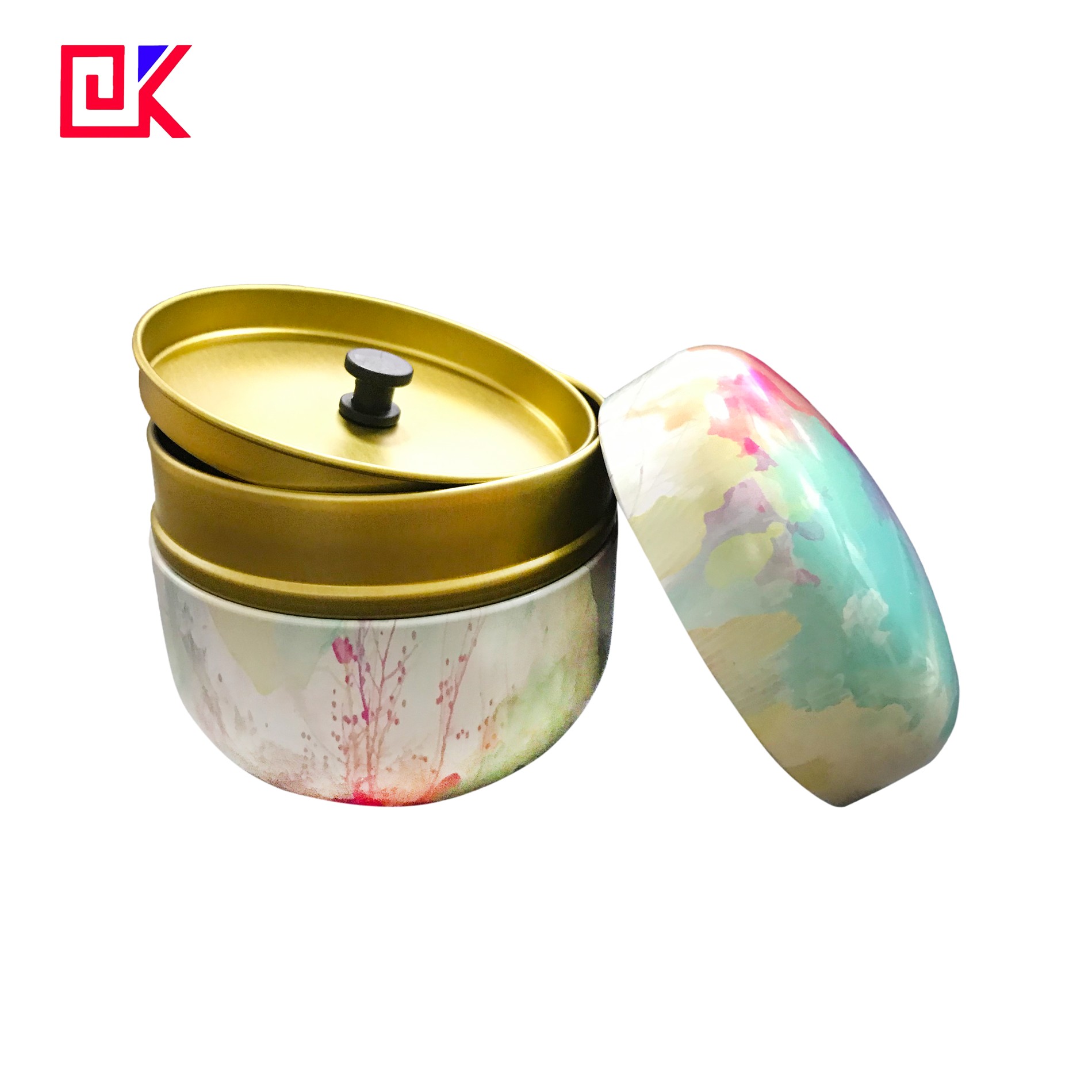 Egg Shape Gift Tins Box Candy Container