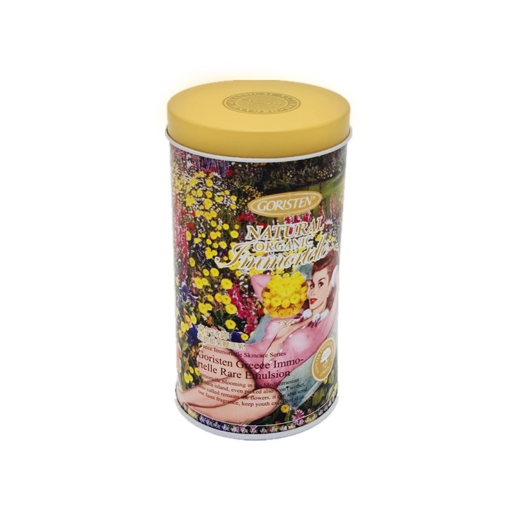 Round Metal Cosmetic Tin Can