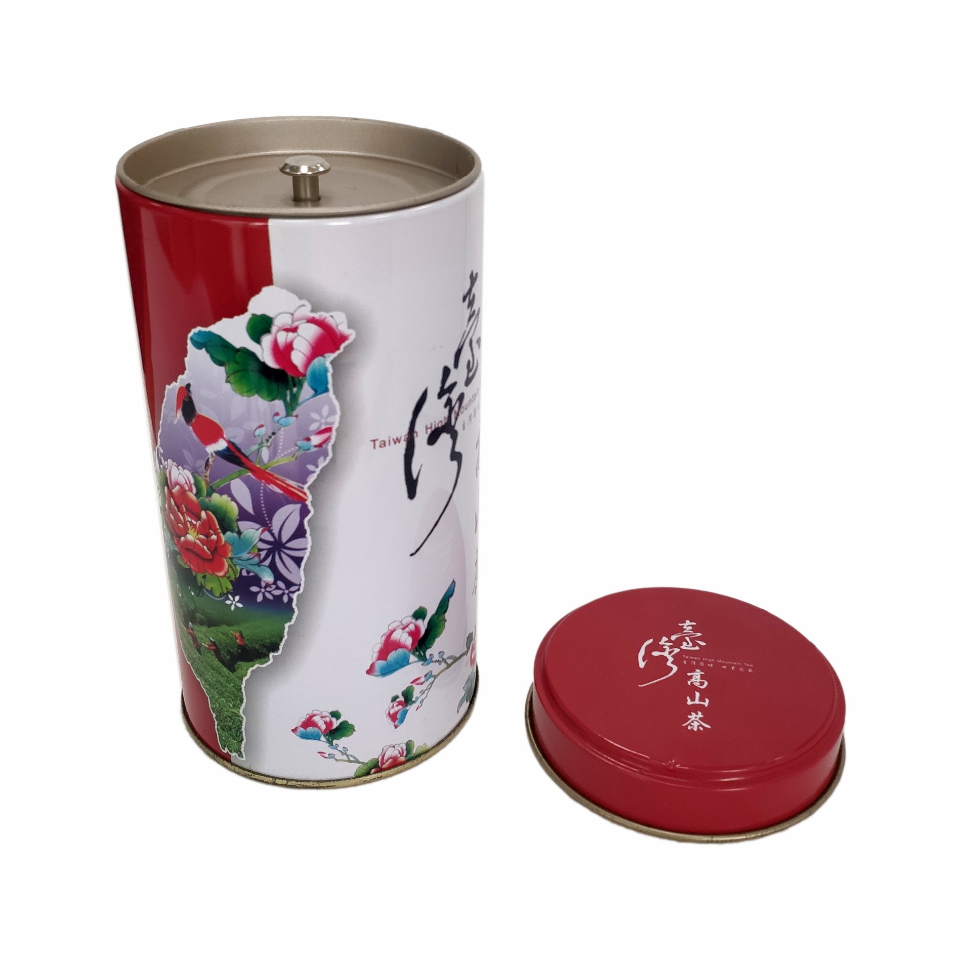 Printed Tins Round Tea Tin Box