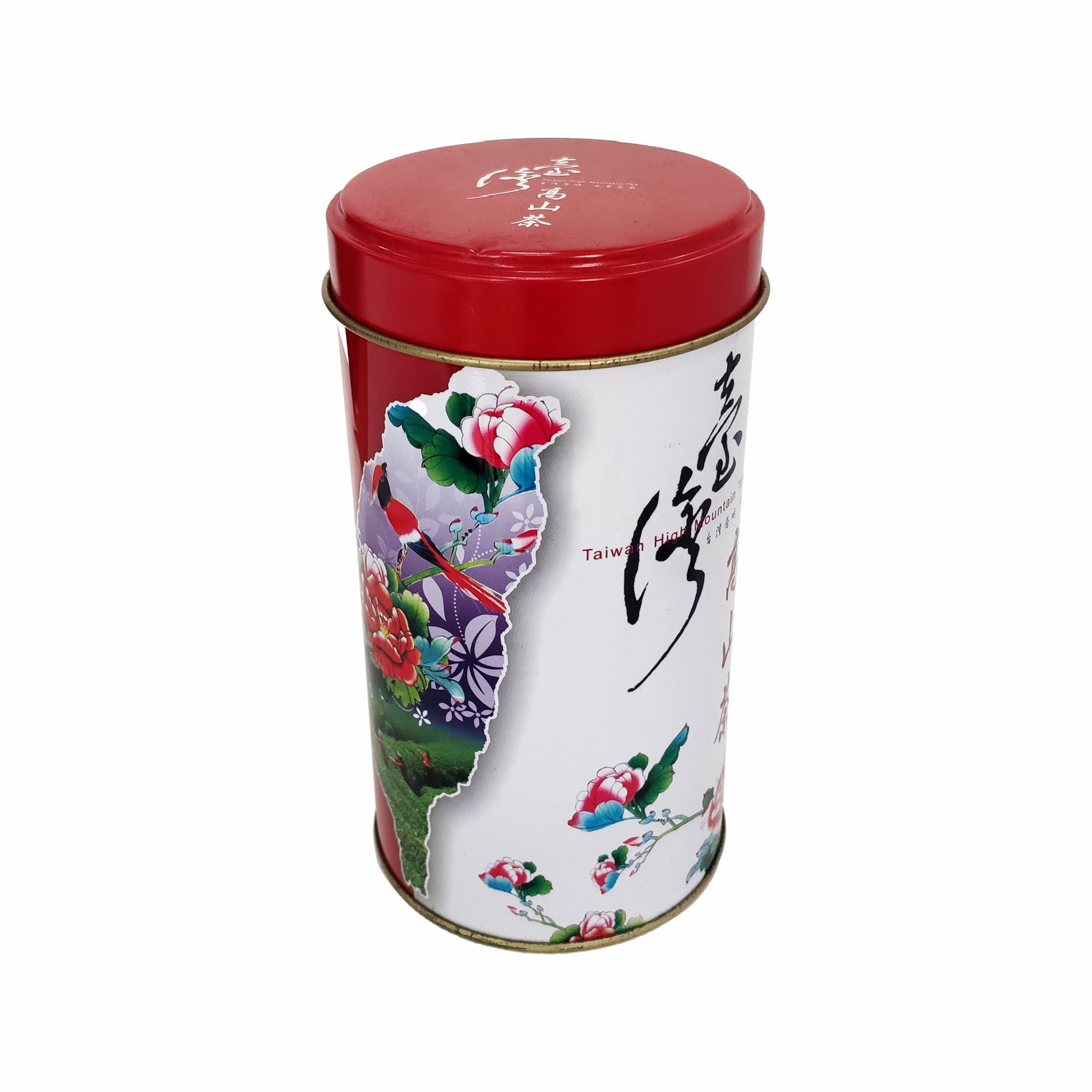 Printed Tins Round Tea Tin Box