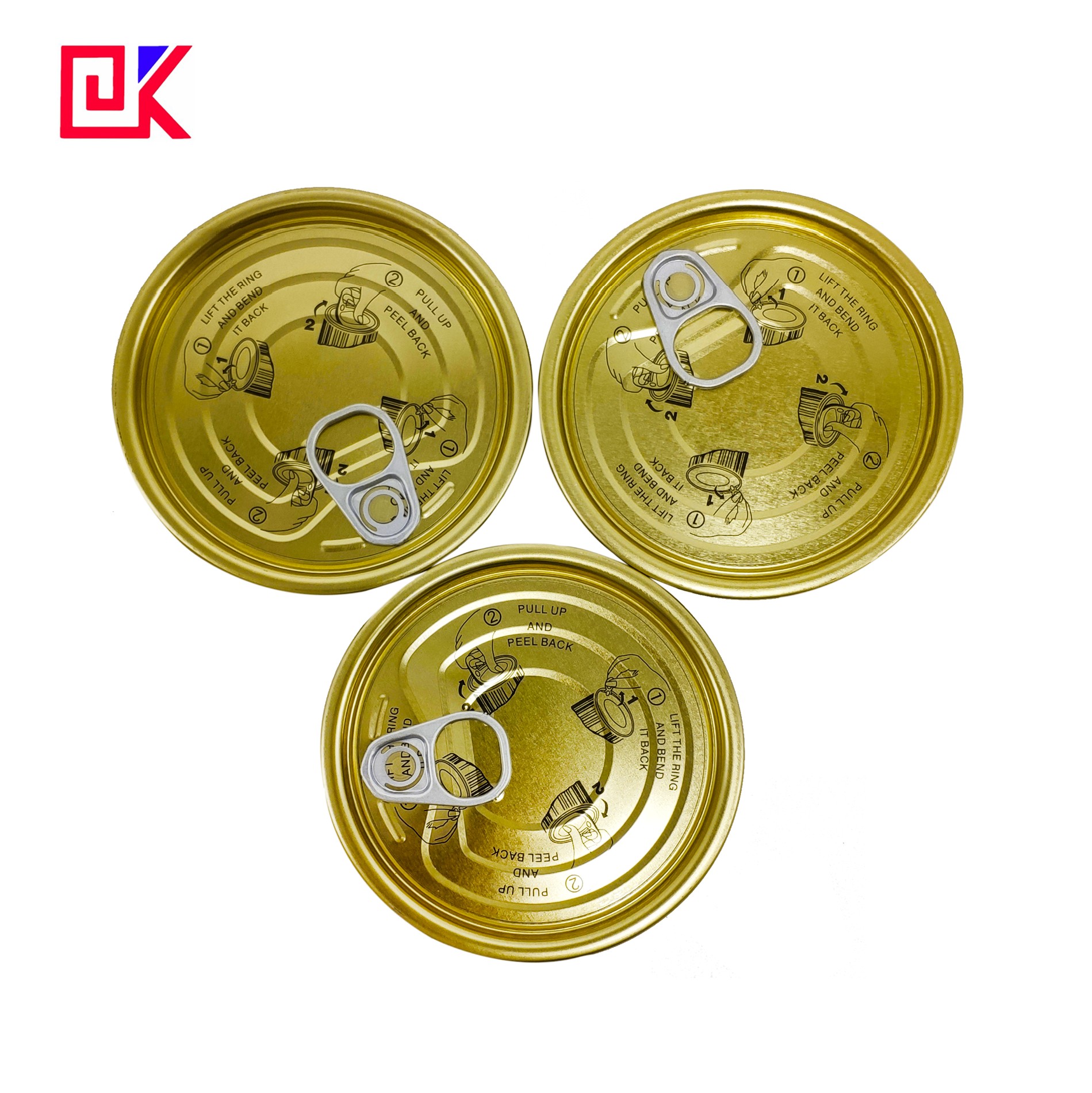 Tin Tinplate Top Lid For Packaging Tins