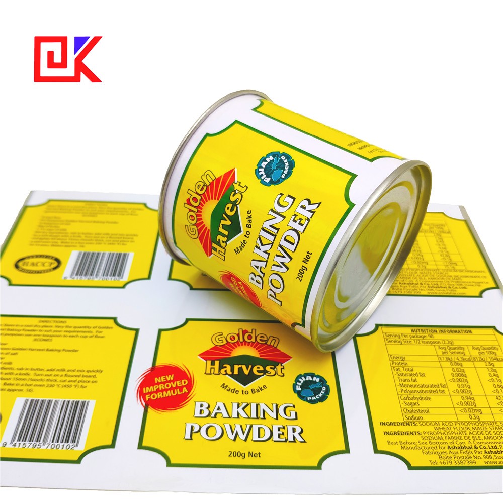 Properties of printed tinplate sheet tin