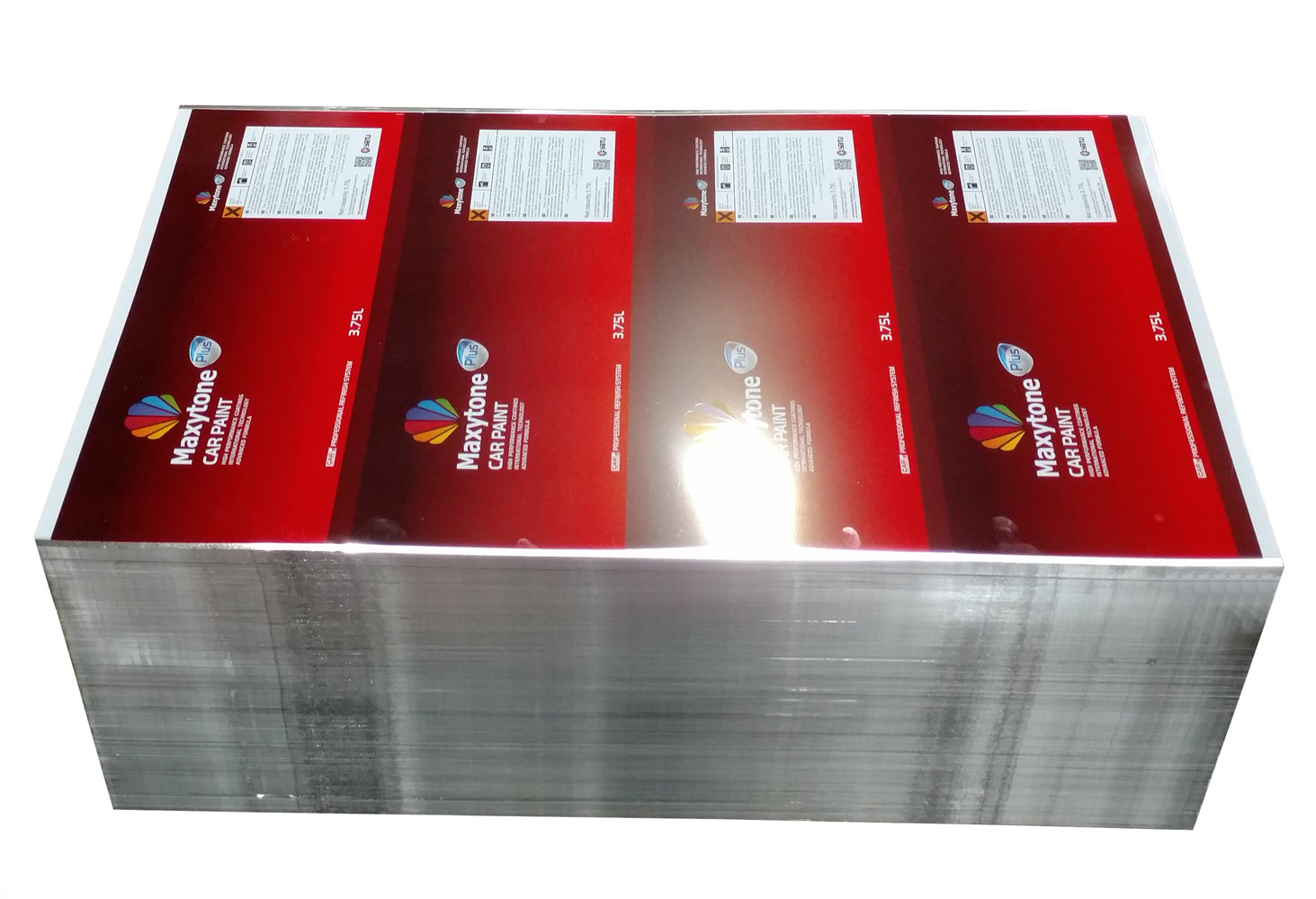 Drying process of tin plate sheet printed cans