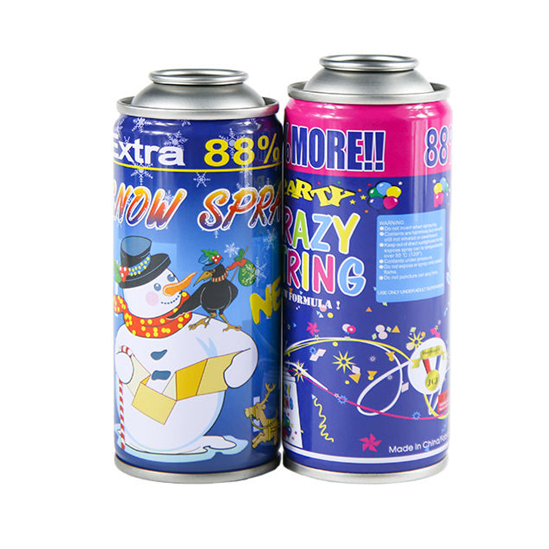 52mm Metal Empty Aerosol Snow Spray tin Can For Party