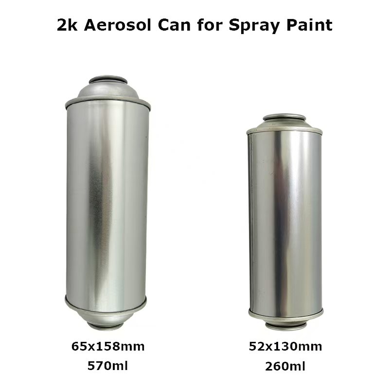 Round tin aerosol cans for spray paint 570mm*260mm capacity tinplate cans Round tin aerosol cans for spray paint 570mm*260mm capacity tinplate cans