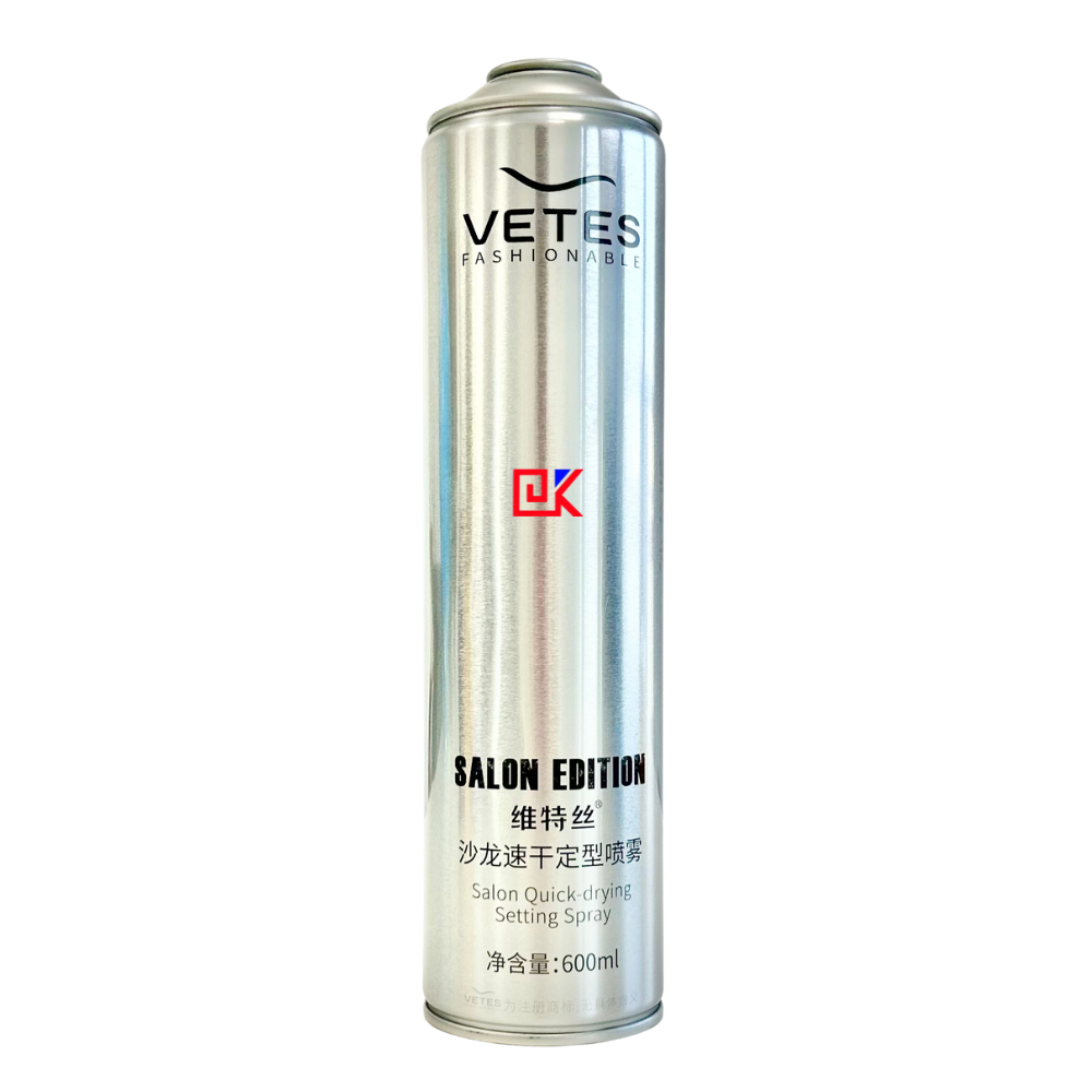 aerosol hair spray can