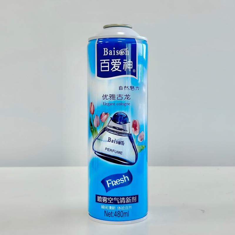 Factory price 480ml air mist can cylindrical tin can for air freshener spray Factory price 480ml air mist can cylindrical tin can for air freshener spray
