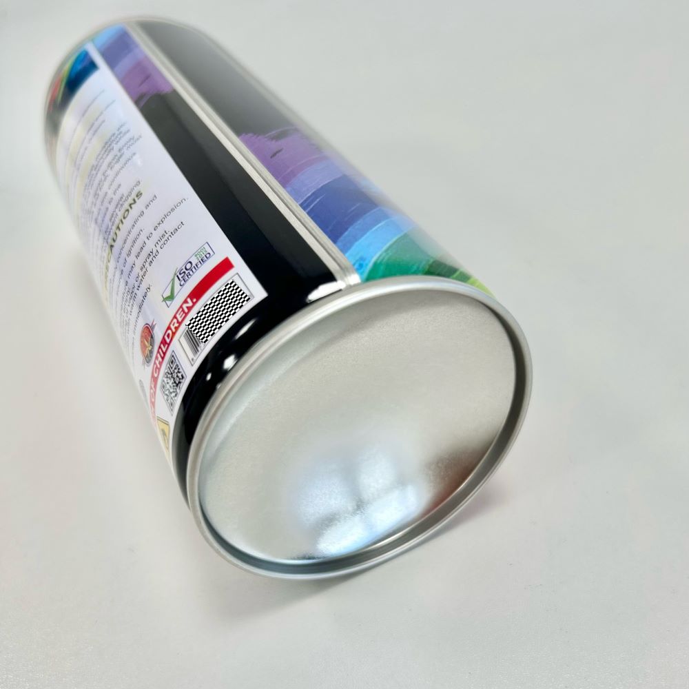 Empty Spray Paint Aerosol Tin Can