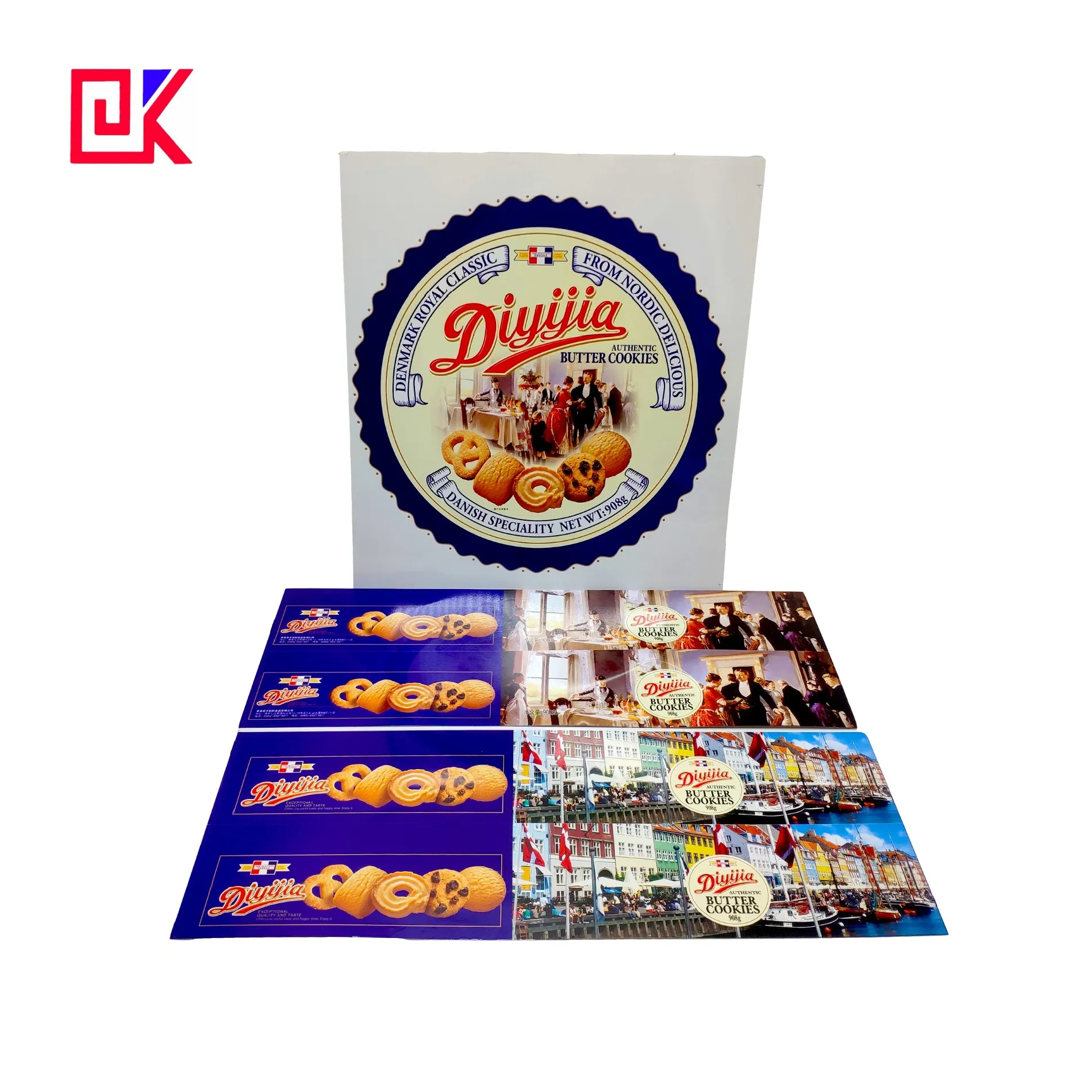 cookie packaging tin
