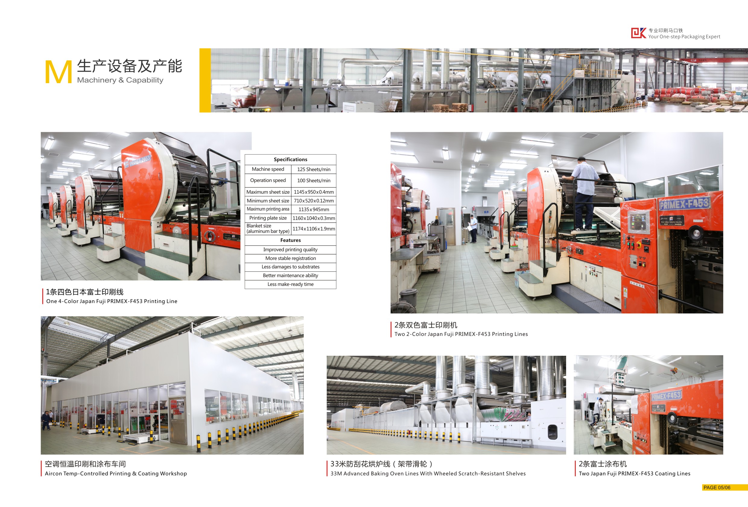 Tinplate packaging