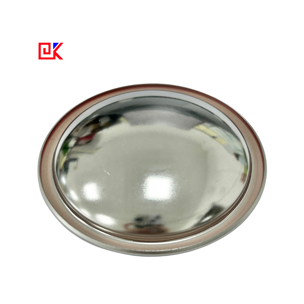 45mm 52mm 65mm Tinplate Cone and Dome Lids Bottle Caps Factory Direct Top and Bottom