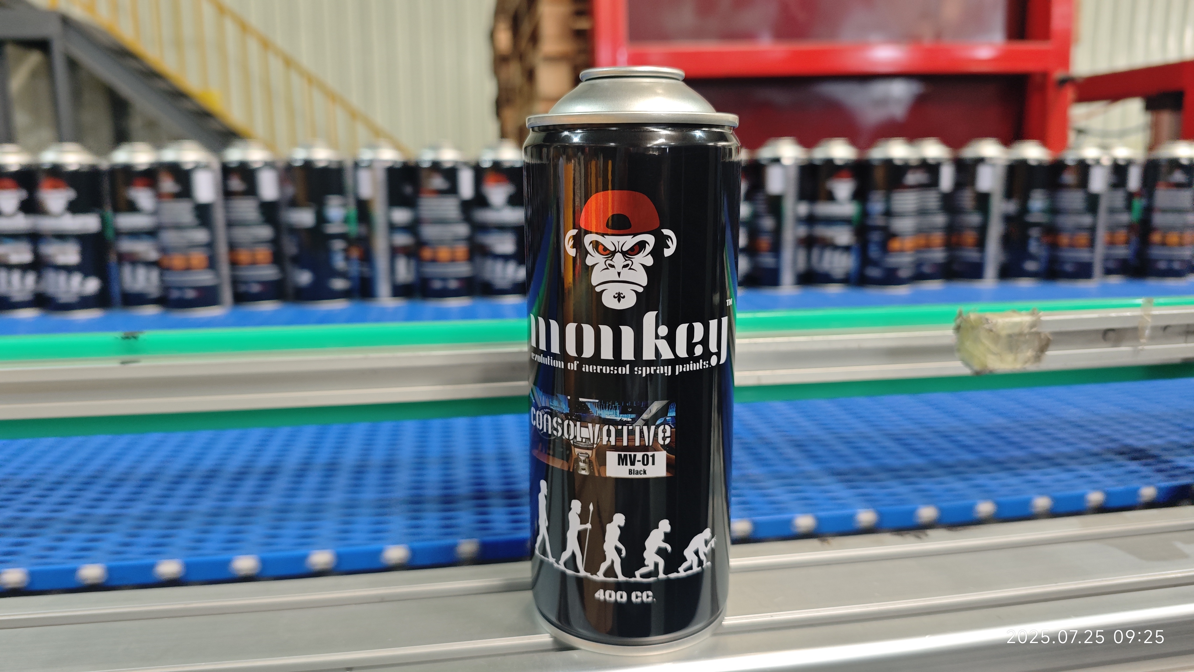 This is how we make your spray cans.